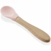 BabyJem Löffel Aus Silikon Mit Holzgriff, Natur -Kindergeschirr Verkauf babyjem loeffel aus silikon mit holzgriff natur a375305