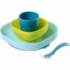BEABA® Geschirrset Silikon 4- Teilig Grün / Blau Ab Dem 4. Monat -Kindergeschirr Verkauf beaba geschirrset silikon 4 teilig gruen blau ab dem 4 monat a252351