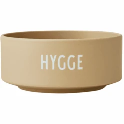 Design Letters Snack Schale, HYGEE, Porzellan, Beige, 300 Ml