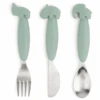 Done By Deer™ Besteck Easy Grip Deer Friends Grün -Kindergeschirr Verkauf done by deer besteck easy grip deer friends gruen a341368