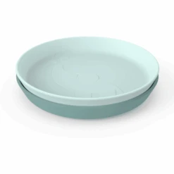 Done By Deer™ Teller Kiddish 2-er Pack Elphee Blau