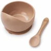 Elodie Silikonschüssel Mit Löffel, Blushing Pink -Kindergeschirr Verkauf elodie silikonschuessel mit loeffel blushing pink a372175