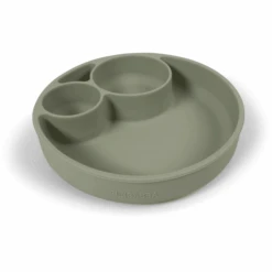 Filibabba Geteilter Silikon Teller - Powder Blue