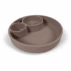 Filibabba Geteilter Silikon Teller - Warm Grey