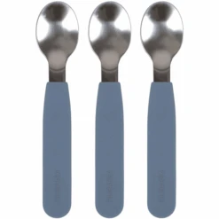 Filibabba Löffel Aus Silikon 3er-Pack, Powder Blue