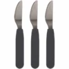 Filibabba Messer Aus Silikon 3er-Pack, Stone Grey -Kindergeschirr Verkauf filibabba messer aus silikon 3er pack stone grey a344365