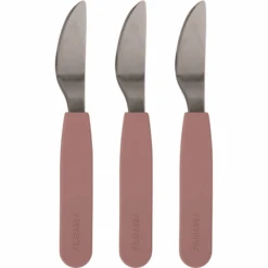 Filibabba Silikon Messer 3er-Pack - Rose