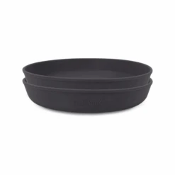 Filibabba Teller Aus Silikon 2er-Pack, Stone Grey