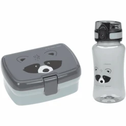 LÄSSIG Lunch-Set Mit Brotdose Und Trinkflasche, About Friends Racoon