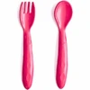 Löffel- Und Gabelset 2 Teilig BPA Frei Pink -Kindergeschirr Verkauf loeffel und gabelset 2 teilig bpa frei pink a284050