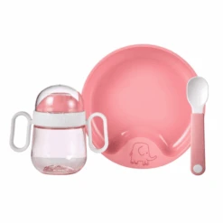 MEPAL Babygeschirrset Mio 3-teilig - Deep Pink