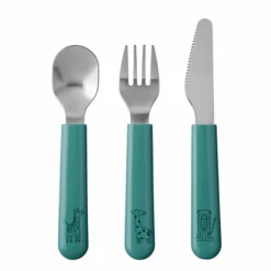 MEPAL Kinder-Besteckset Mio 3-teilig - Deep Turquoise