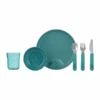 MEPAL Kindergeschirr-Set Mio 6-teilig - Deep Turquoise -Kindergeschirr Verkauf mepal kindergeschirr set mio 6 teilig deep turquoise a349046
