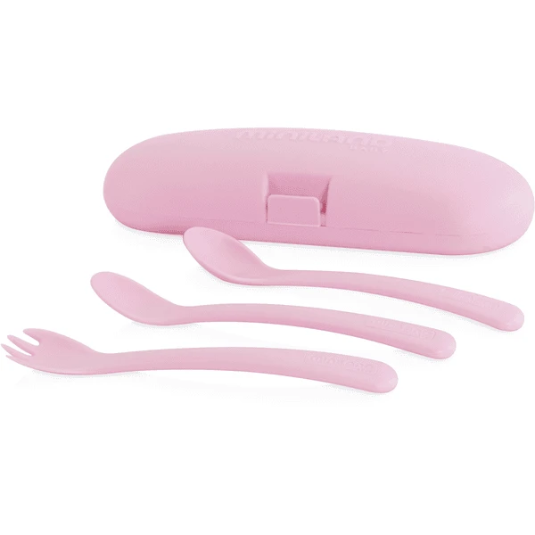 Miniland Picneat Besteckset Pink 3 Miniland Picneat Besteckset Pink