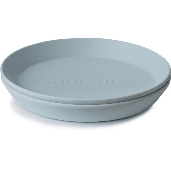 Mushie Schale 2 Stück, Powder Blue 3 Mushie Schale 2 Stück, Powder Blue