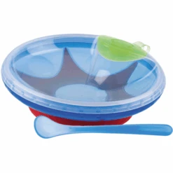 Nuby Nûby Warmhalteteller Mit Saugfuß In Blau