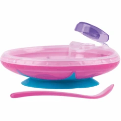 Nuby Nûby Warmhalteteller Mit Saugfuß In Pink