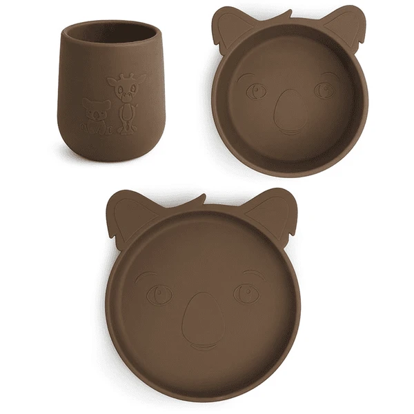 Nuuroo Geschirrset Judi Koala 3er Set, Acorn 3 Nuuroo Geschirrset Judi Koala 3er Set, Acorn