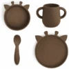 Nuuroo Geschirrset Lykke Giraffe 4-teilig, Acorn -Kindergeschirr Verkauf nuuroo geschirrset lykke giraffe 4 teilig acorn a364156
