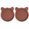 Nuuroo Silikonteller Akila Koala 2 Stück, Mahogany -Kindergeschirr Verkauf nuuroo silikonteller akila koala 2 stueck mahogany a363178
