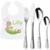 Schnullireich Geschenkset Mit Namen Safari: WMF Kinderbesteck + Baby Lätzchen Hase Silber 1 Schnullireich Geschenkset Mit Namen Safari: WMF Kinderbesteck + Baby Lätzchen Hase Silber -Kindergeschirr Verkauf schnullireich geschenkset mit namen safari wmf kinderbesteck baby laetzchen hase silber a405935