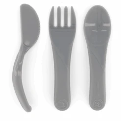 TWISTSHAKE Esslern-Besteck 6+ Monate Pastel Grau