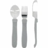 TWISTSHAKE Esslern-Besteck Aus Edelstahl In Pastell Grau 1 TWISTSHAKE Esslern-Besteck Aus Edelstahl In Pastell Grau -Kindergeschirr Verkauf twistshake esslern besteck aus edelstahl in pastell grau a310100